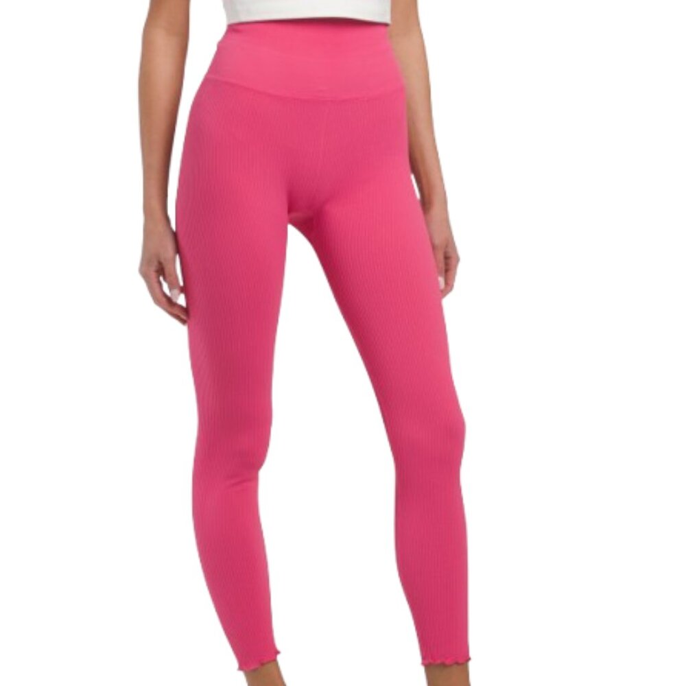 NUX Made In Usa For The Frill Leggings bubble gum Small